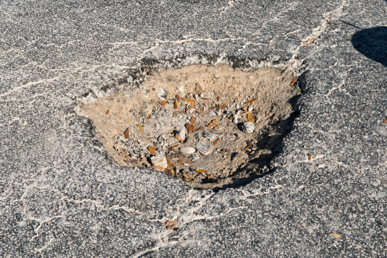 Pothole repair in Yucaipa, CA