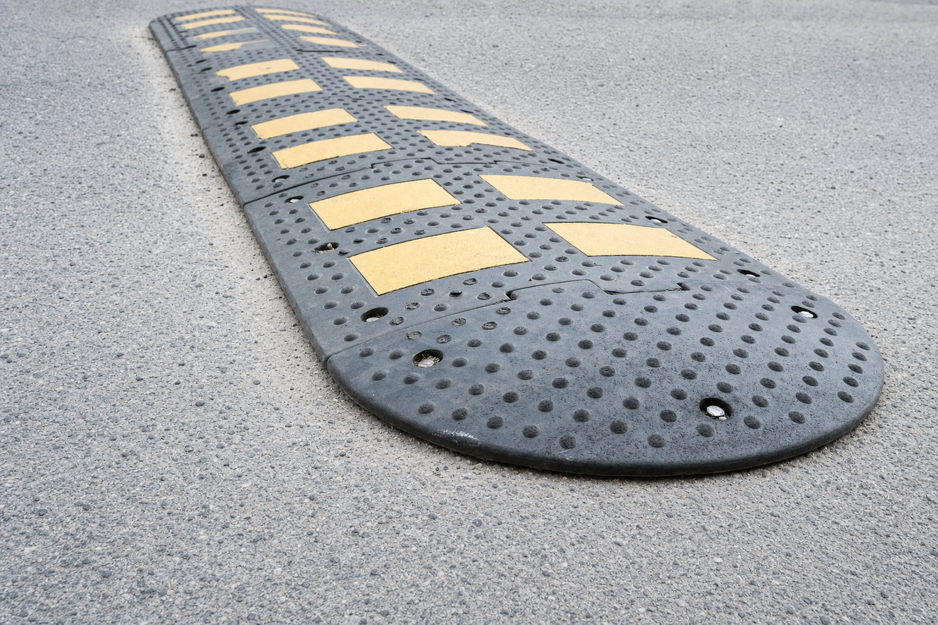 Speed bump installation in Yucaipa, CA